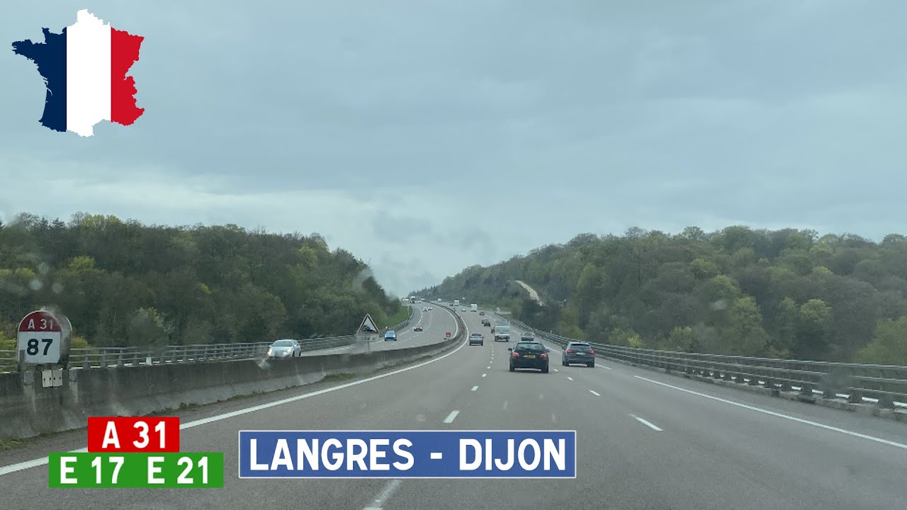 France (F): A31 Langres ⇾ Dijon