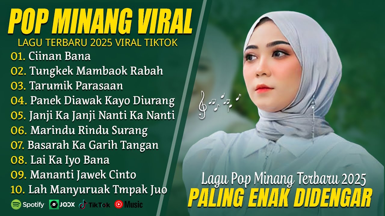 CIINAN BANA (LIRIK) FULL ALBUM TERBAIK (MIX) TUNGKEK MAMBAOK RABAH - LAGU POP MINANG TERBARU 2025