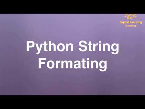 74 Python String Formating | Online Training Download app from below link