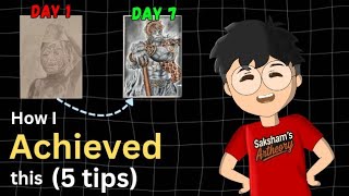 How to actually draw?? | 5 tips | (noob to pro!!) 🔥✌️| Thank me later ||
