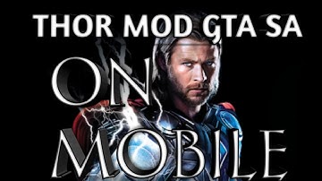 OMG GOD OF THUNDER MOD FOR GTA SANANDREAS / THOR MOD