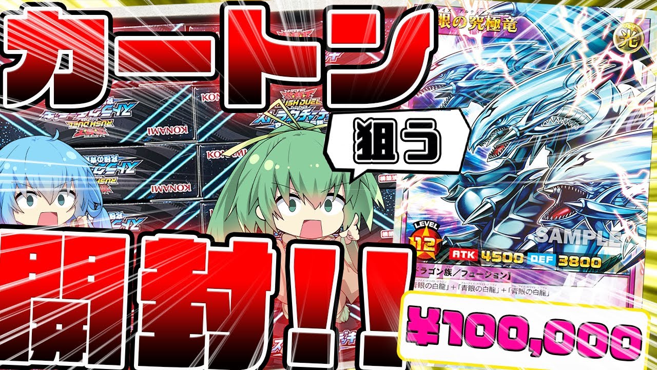 遊戯王 開封 】一世一代の大勝負！！超低封入率と噂の青眼の究極竜