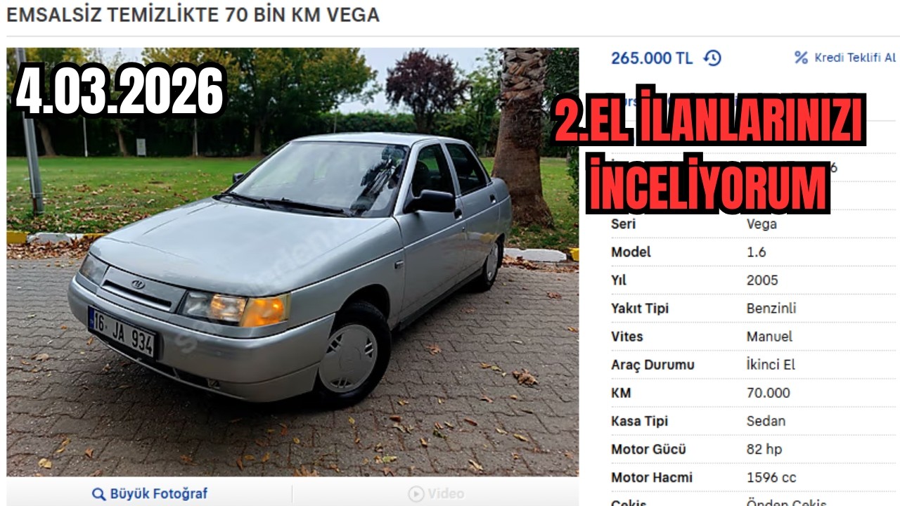 SAHİBİNDEN İLANLARINIZI İNCELİYORUM 04.03.2026