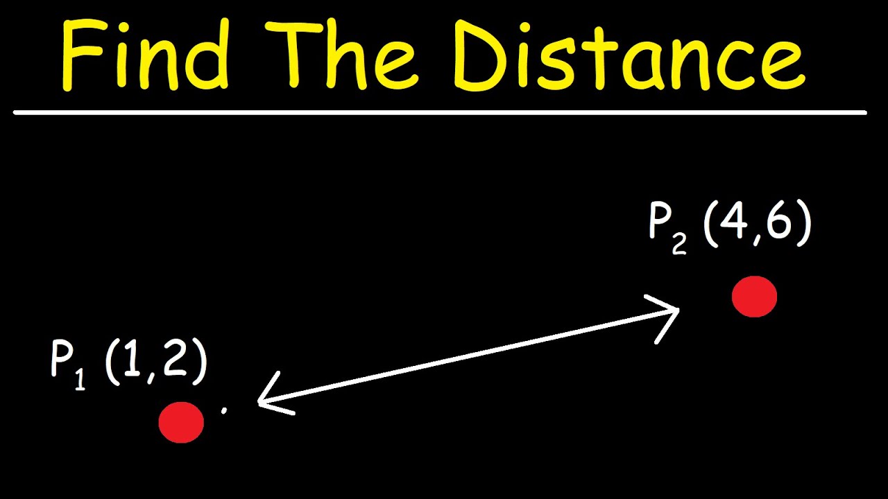 How To Find The Distance Between Two Points