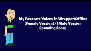 My Favorate Wrapper Offline Crying Voices (Female/Duplicated) Voiceovers/Male Version Comming Soon!