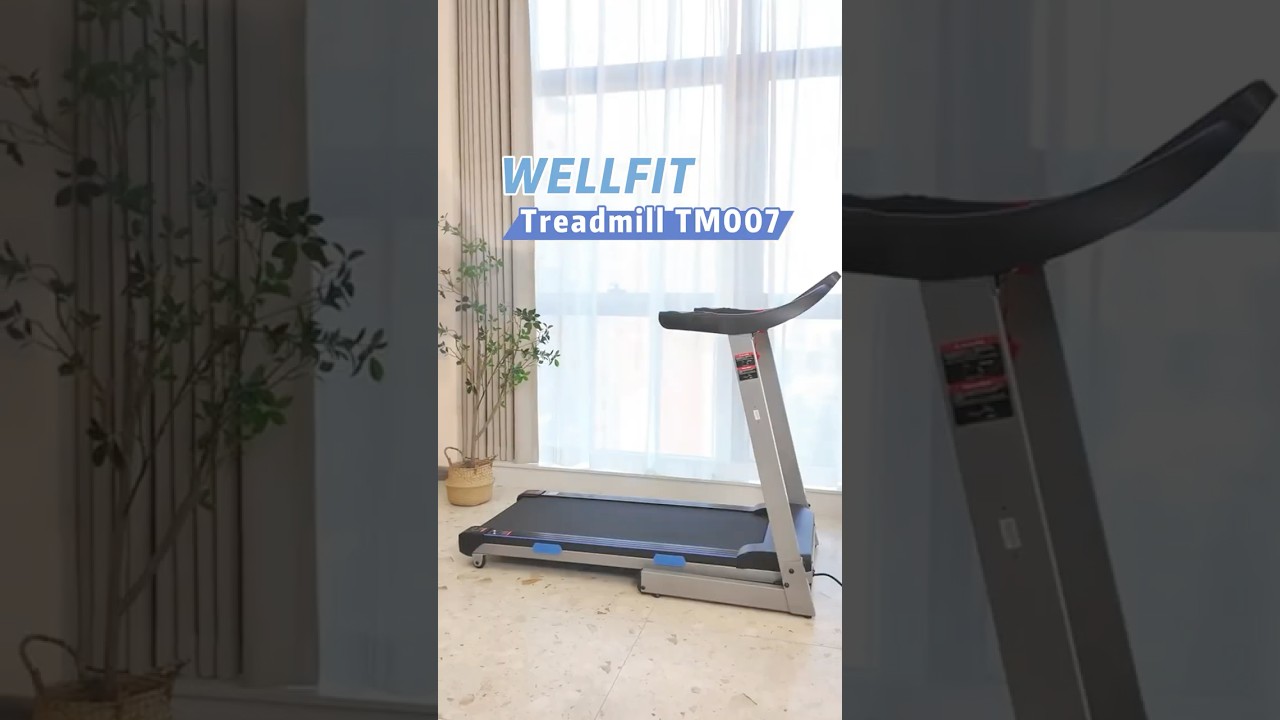The best treadmill for home gym | WELLFIT TM007 Treadmill 