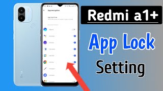 How to lock apps in Redmi a1 plus / Redmi a1 plus me app lock kaise kare/app lock setting screenshot 4