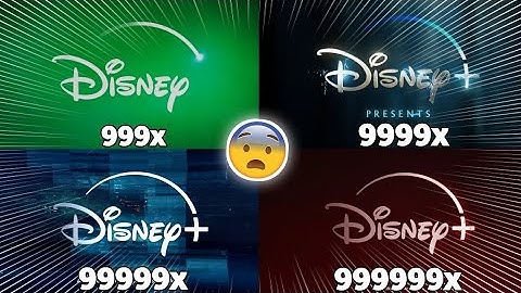Disney Plus Intro at Light Speed (999999x) – Instant Magic!