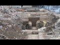 Chartres: un aqueduc romain découvert par le service Archéologie de la Ville.
