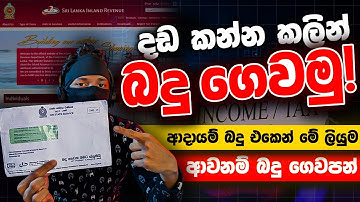 දැන්වත් Tax Return එක Submit කරපන් | Don’t Ignore IRD Payment Slips