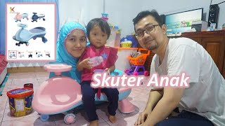 Tes Mainan Anak Mobil Dorong alias Skuter Duduk