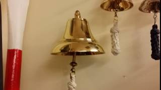 WP7000 brass bell 7 inch ship yacht