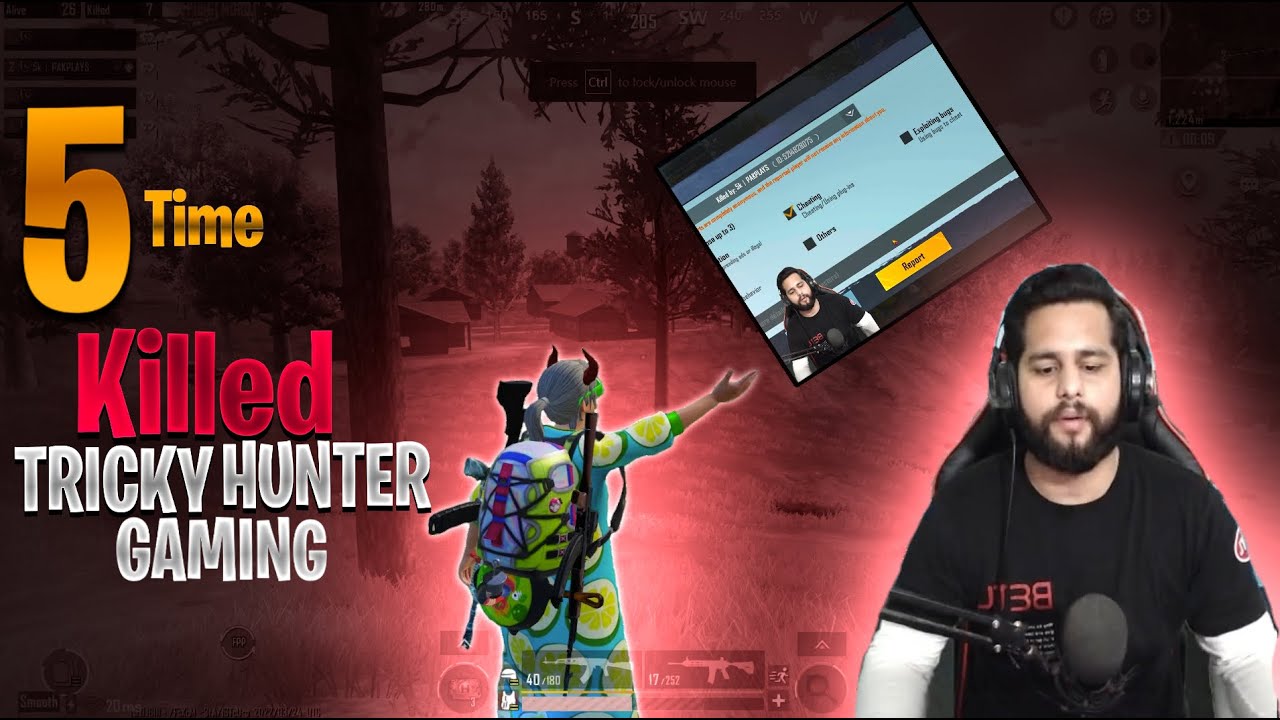 5 TIme Killed Tricky Hunter Gaming + Facebook Partner  || He Never Accept My Skill Why