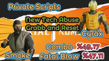 MK1 Private Smoke and kameo Cyrax | Script Cronus Zen