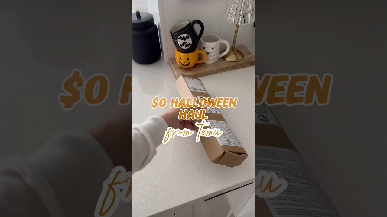 HALLOWEEN TEMU HAUL ! 🎃 👻 