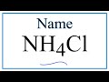 Ammonium Ion and Ionic Compounds