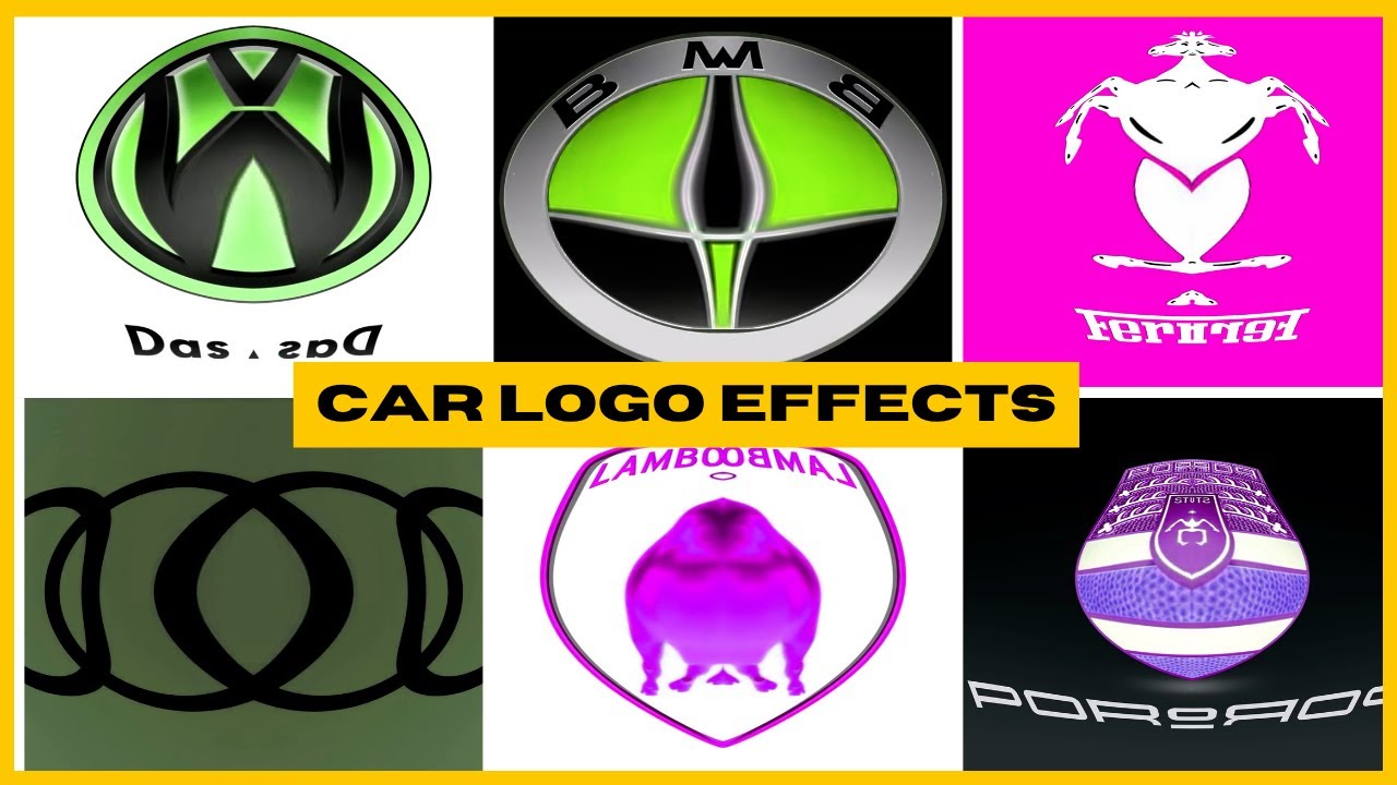 (PARODY) CAR LOGO ANIMATIONS IN G MAJOR 1 + G MAJOR 17  EFFECT  - TEAM BAHAY VIDEO EFFECT EDIT