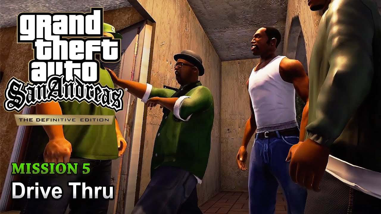 GTA San Andreas Definitive Edition - Mission 5 - Drive Thru (No ...