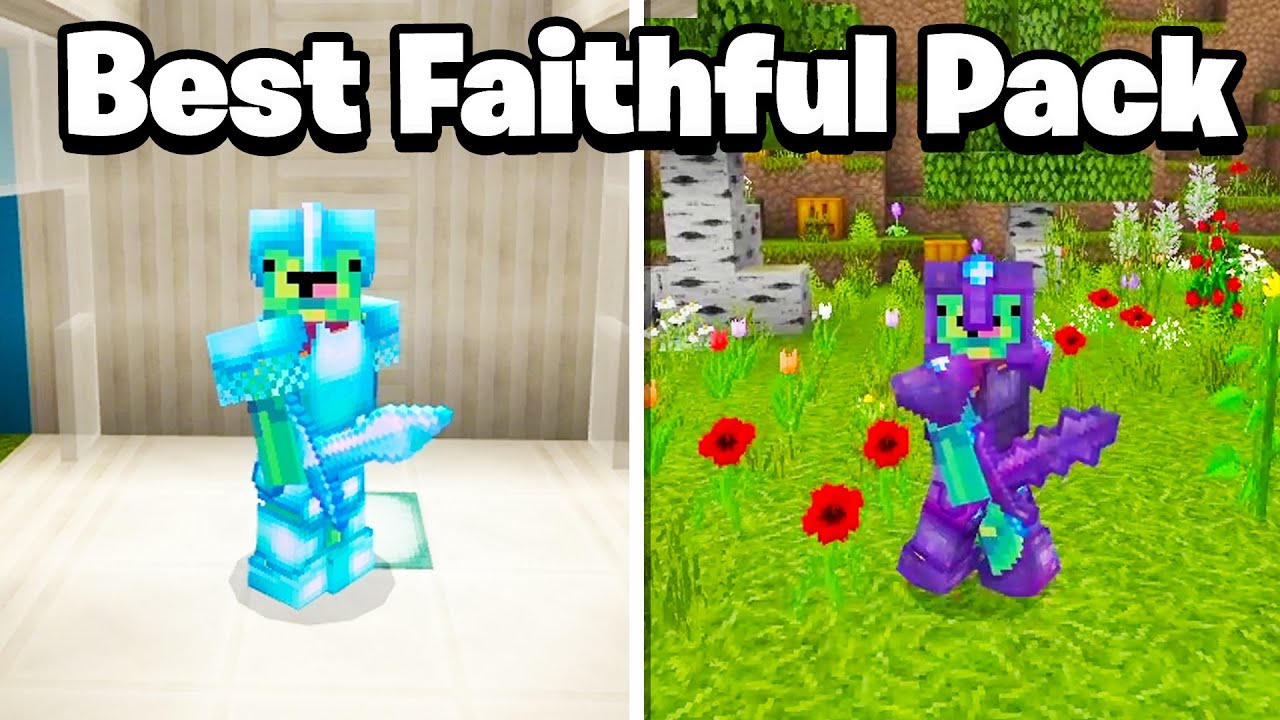 The Best 1 17 Faithful Texture Pack For Mcpe Lithos Hd Minecraft Bedrock Youtube