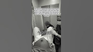 16years off,but labor skill never expired👶🏻💪 #childbirthpain #pregnant #laborpain #mom