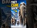 4 EXTINCT animals scientists are bringing back 😱 #animals #curiosities #shorts #facts