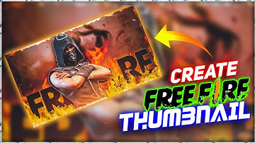 Make a Free Fire Inspired Fire Burning Gaming Thumbnail On Android/ Silent Editor/PS Touch
