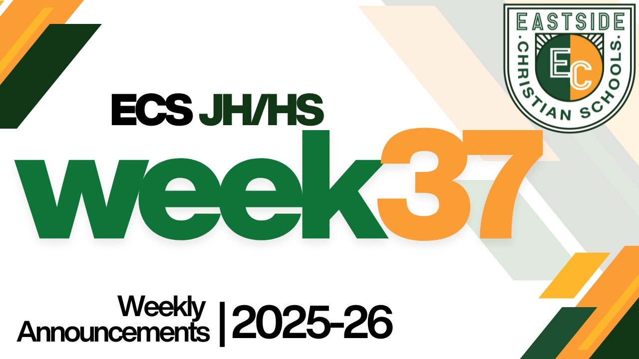 Week 37 Announcements | JHHS ECS 2025 26