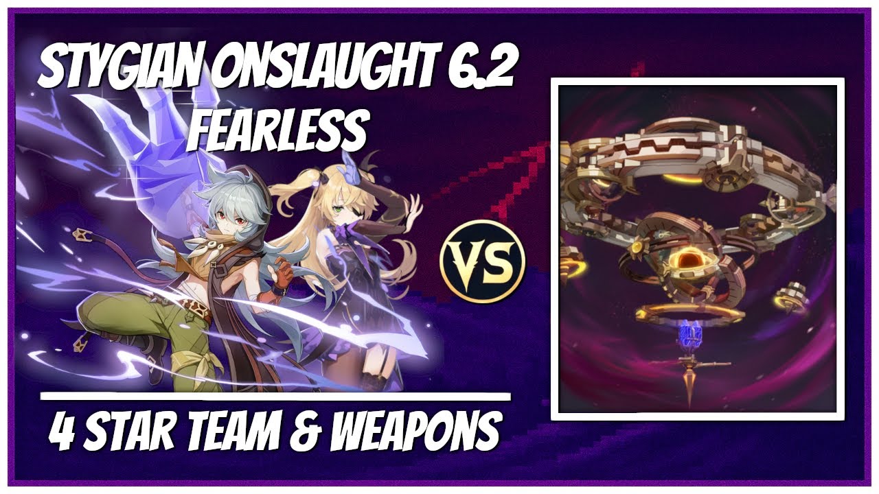 Stygian Onslaught 6.2 Fearless | Razor & Fischl Overload (4-star Team & Weapons) | Genshin Impact