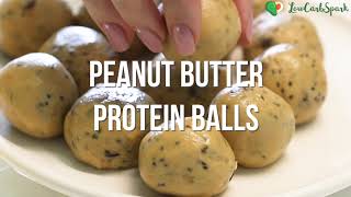 No-Bake Peanut Butter Protein Balls – Low Carb Energy Bites