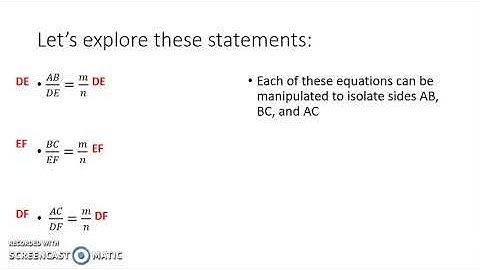 PROOF - perimeters of similar triangles