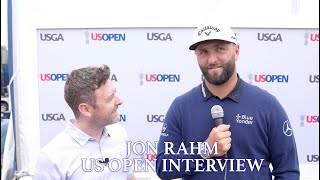 Jon Rahm gives Conor Moore some Golf Impression 
