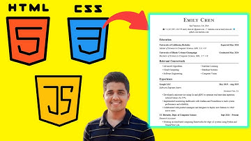 Build your own FREE AI Resume Builder - HTML CSS JS 🚀