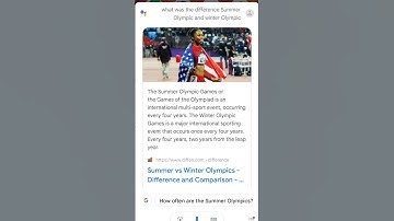 #FIA prepration || what was the difference summer olympic and winter olympic