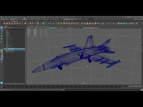 A Highly Detailed Fighter Jet 3D Model Meticulously Crafted In Maya And Textured In Substance 
