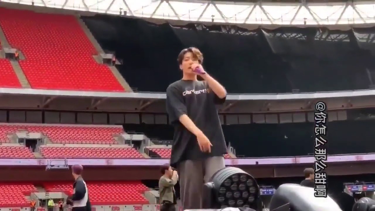 Close Fancam 190601 Bts Jungkook S Sound Check Wembley Stadium In London Day 1 Youtube