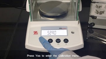 OHAUS PR Series - How to perform Span Calibration