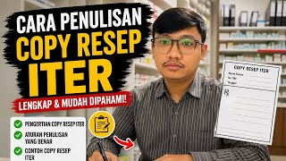 CARA PENULISAN COPY RESEP ITER 