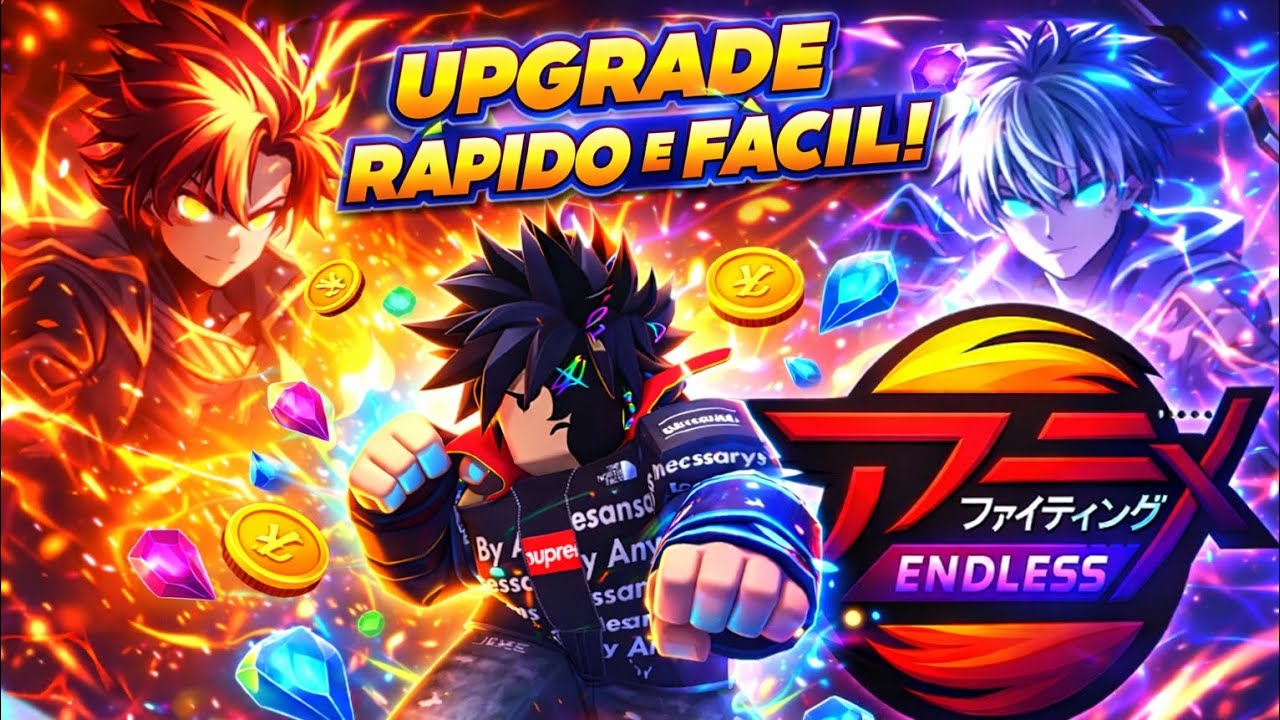 🔥COMO UPAR SUPER RÁPIDO NO ANIME FIGGHT SIMULATOR ENDLESS (Método atualizado).