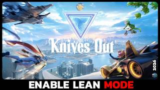 How to Enable Lean Mode in Knives Out (2026 Guide)?