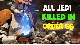 All Jedi Killed in Order 66 - Star Wars Canon Lore | #2 | by The Star Wars Portal 2,036 views 8 years ago 9 minutes, 16 seconds