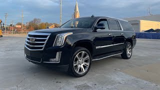 289k mile 2016 Escalade ESV, Red White and Used!