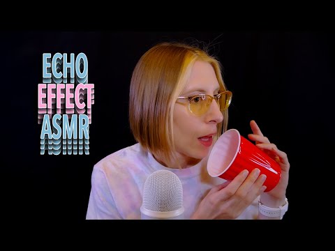 ASMR | Echo Room - tapping, scratching, layered sounds