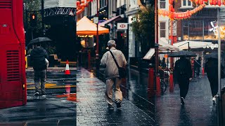 Rainy London Street Photography Pov  Canon 70d