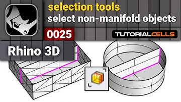 0025. select non manifold objects in rhino