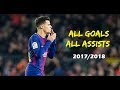 Phillippe Coutinho - ALL GOALS, ASSISTS 2017/2018 FC BARCELONA (HD)