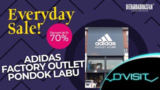 EVERYDAY SALE UP TO 70% AT ADIDAS FACTORY OUTLET PONDOK LABU | D'VISIT [SUB - ENG]