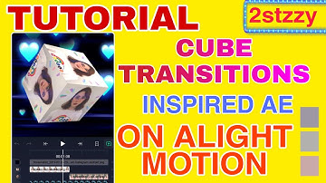 Tutorial Alight Motion 3D Cube Transition Inspired Ae