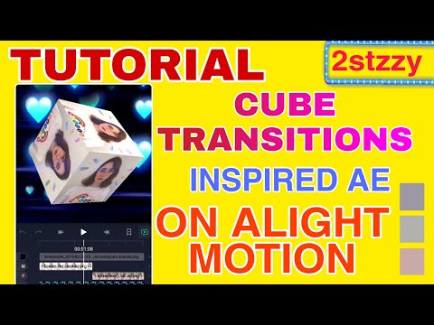 Tutorial Alight Motion 3D Cube Transition Inspired Ae
