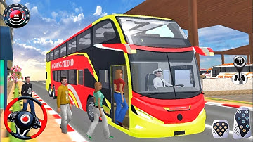 New Bus Simulator 2025: Luxuy Coach Bus Driving Video Bus Games 3D! Best Bus Game Android Gameplay