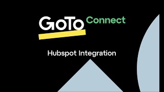 GoTo Integration with Hubspot - Short